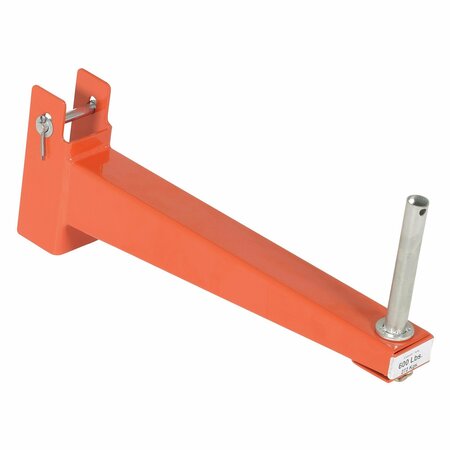 Vestil Orange Steel Standarf Cantilever Racking Straight Arm 12"L Usable SSA-C-12